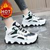 Thick and Height Increasing Women's Snow Boots for Autumn and Winter, Warm and Short Boots, Fashionable and Versatile Casual Sports Shoes