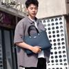 Men's & Women's Waterproof Oxford Cloth Briefcase: Casual Handheld Bag for Documents or Laptop, Ideal for Commuting or Conferences.