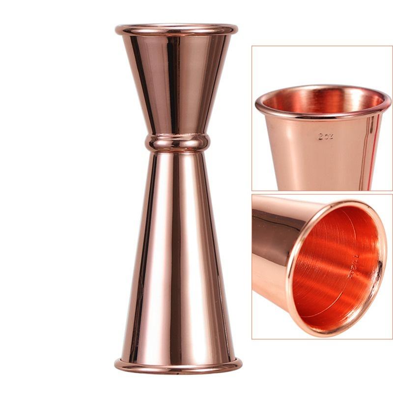 1 Pc Stainless Steel Bar Wine Cocktail Shaker Jigger Single Double Shot Drink Mixer Wine Pourers Measure Cup Bar Tools