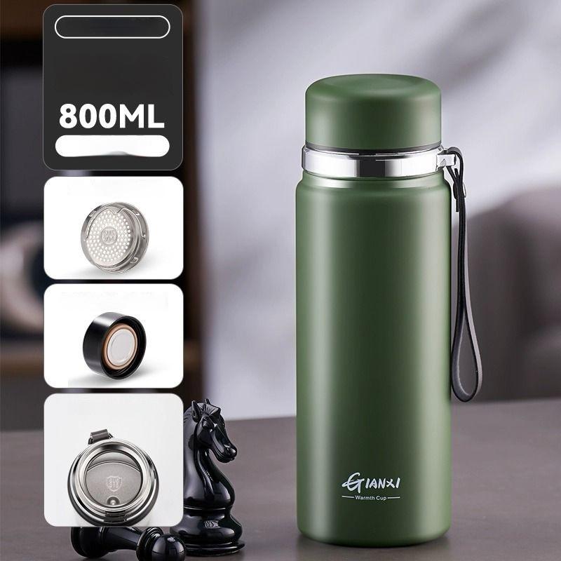 

GIANXI 24 Hours Cold Cup Thermos Cup 316 Stainless Steel Hot Coffee Thermos Cup Travel Cup Car Vacuum Thermos Cup Large Capacity 801-900ml