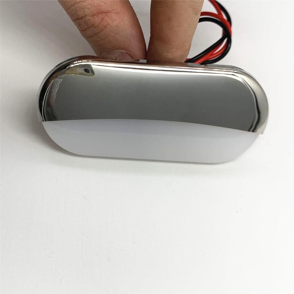2PCS Marine Yacht Boat Accessories Waterproof Cool White Courtesy Step Stair Lamps 12V LED 13107WH 2PCS