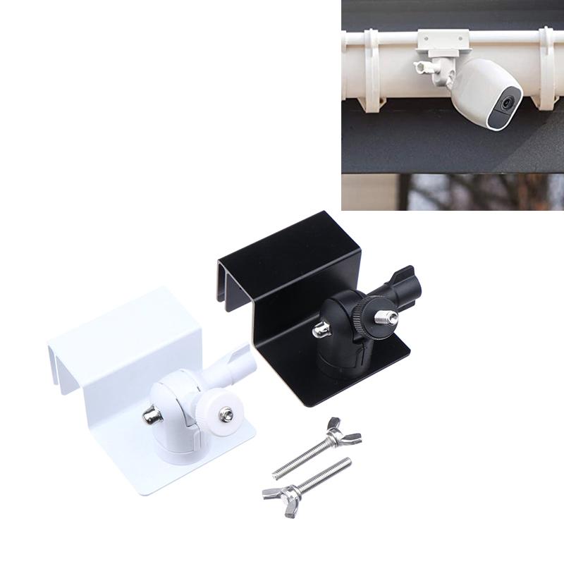 Specjalny wspornik monitorujący do rynny deszczowej, odporny na warunki atmosferyczne wspornik do montażu na rynnie z uniwersalnym adapterem śrubowym, regulowany do kamer