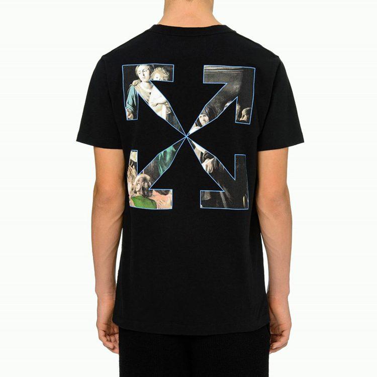 OFF WHITE Caravaggio Painting T Shirt OMAA027E20JER0081010