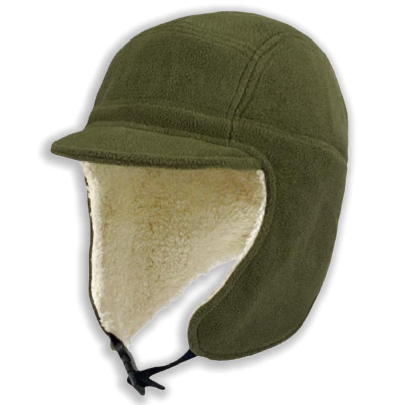 Căciulă de iarnă Aviator din lână de miel: Rezistent la vânt, Rezistent la frig, Protecție pentru urechi pentru activități în aer liber