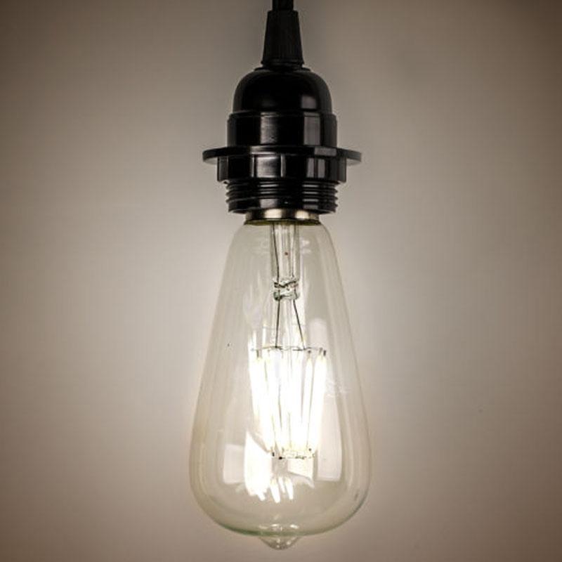 2W-8W Edison ST64 E27 Vintage Retro Screw LED Filament Light Bulb