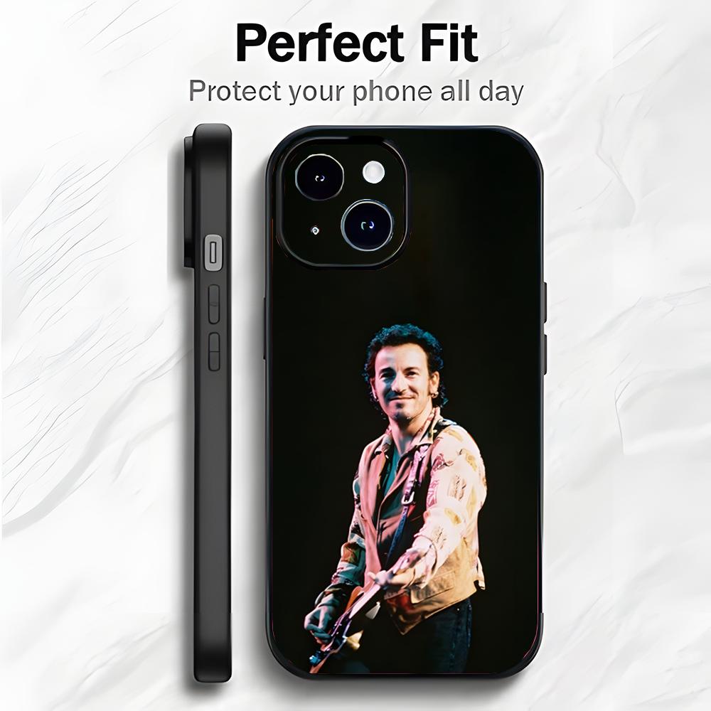 

Rock American Singer B-Bruce Springsteen Phone Case Phone Case Soft Packaging Lightweight For iPhone17 16 15 14 13ProMax iphone12promax
