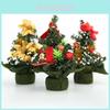 Adorable Mini Christmas Tree With Stunning Red And Gold Colors For Festive Decor