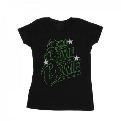 Womens/Ladies Multiple Neon Logo Cotton T-Shirt