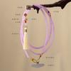 Original Handmade Long Crossbody Phone Chain with Glass Beads and Tassels In a New Chinese Style