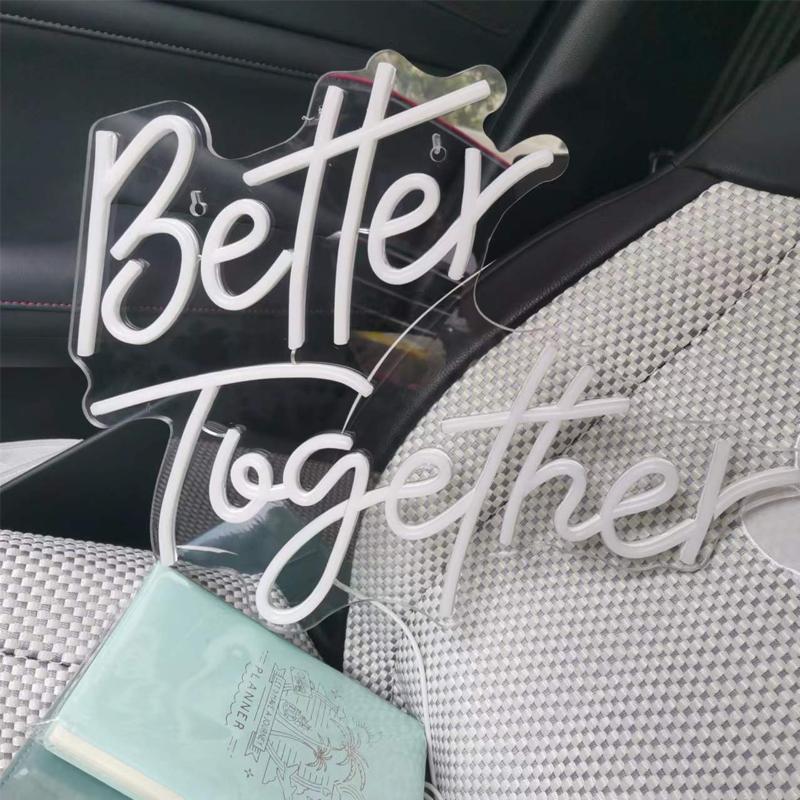 USB Neon Light LED Happy Birthday Light Indoor Home Decor Atmosphere USB Alphabet Light