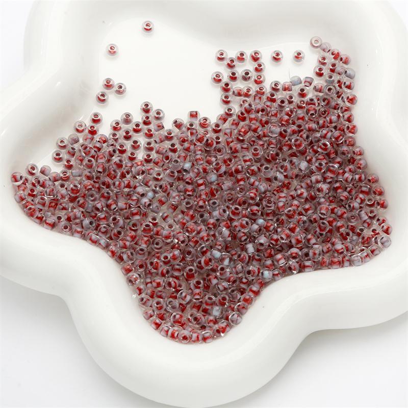 10g 160Pcs High Quality Glass Seed Beads Chinese Style Ink Painting Beads for Earring Bracelet DIY Jewelry Craft Accessoreis Making