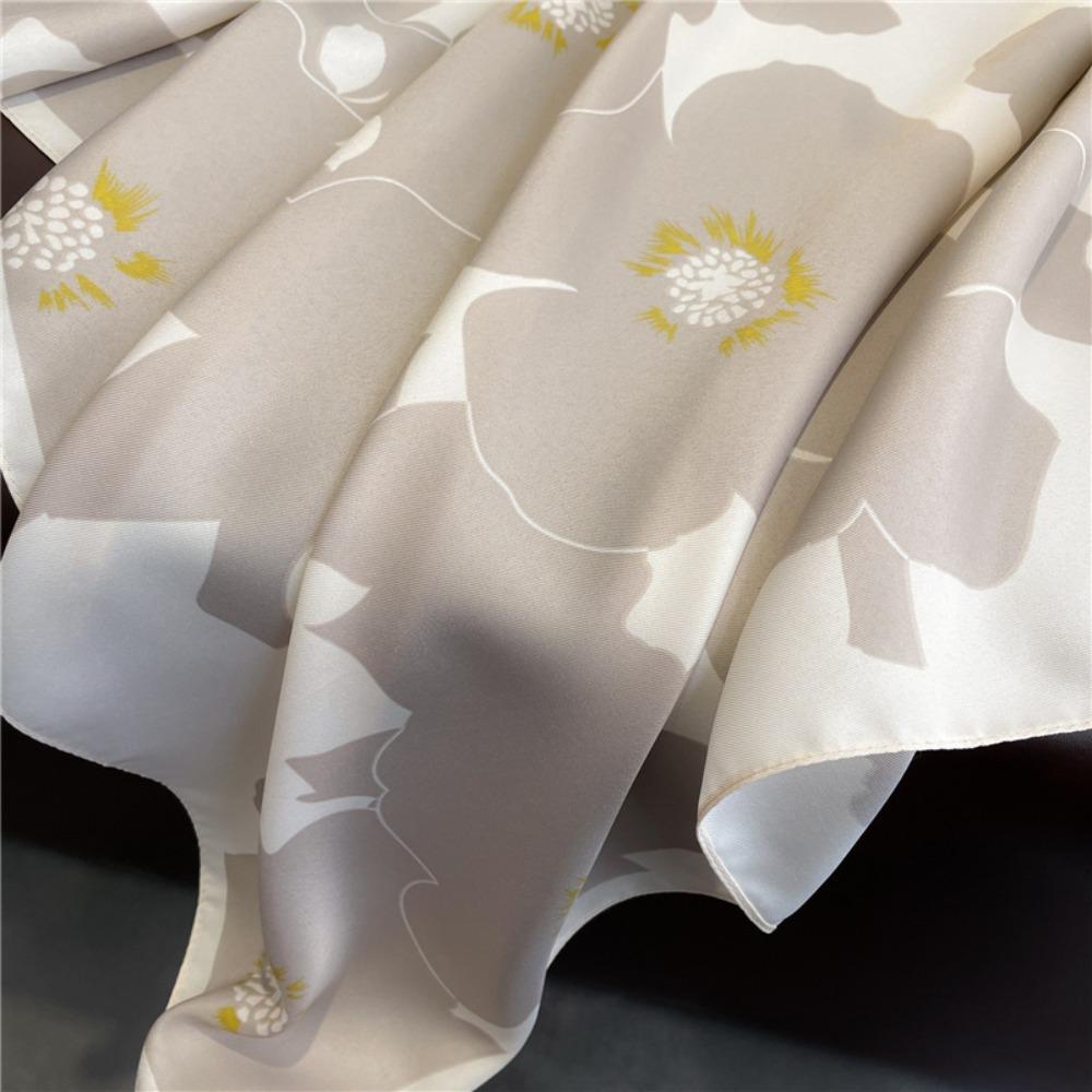 90*90cm Neckerchief Luxury Shawls Fashion Ribbon Wraps  for Women