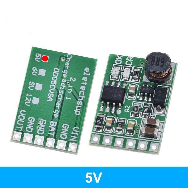 1 sztuka 3,7 V na 5 V/6 V/9 V/12 V DC-DC regulator napięcia podwyższający Dd05Cvsa moduł konwertera podwyższającego dla baterii litowej 1S do banku energii DIY