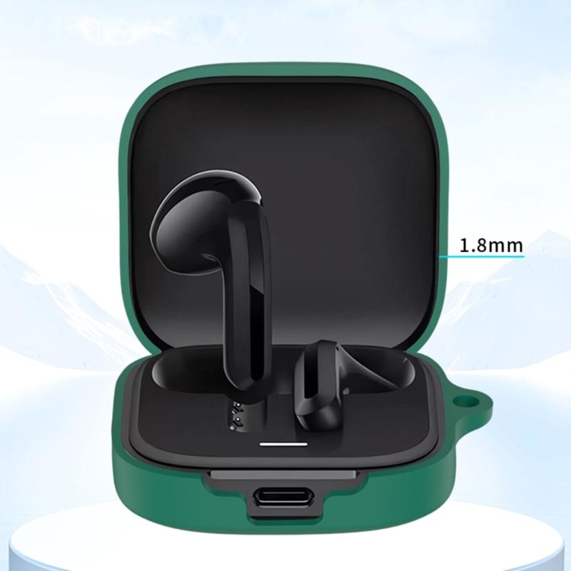 Suitable for Buds 6 Headphone Cover Shockproof Case Skin Antiscratch Guard Washable Soft Housing Shell Damage Prevention