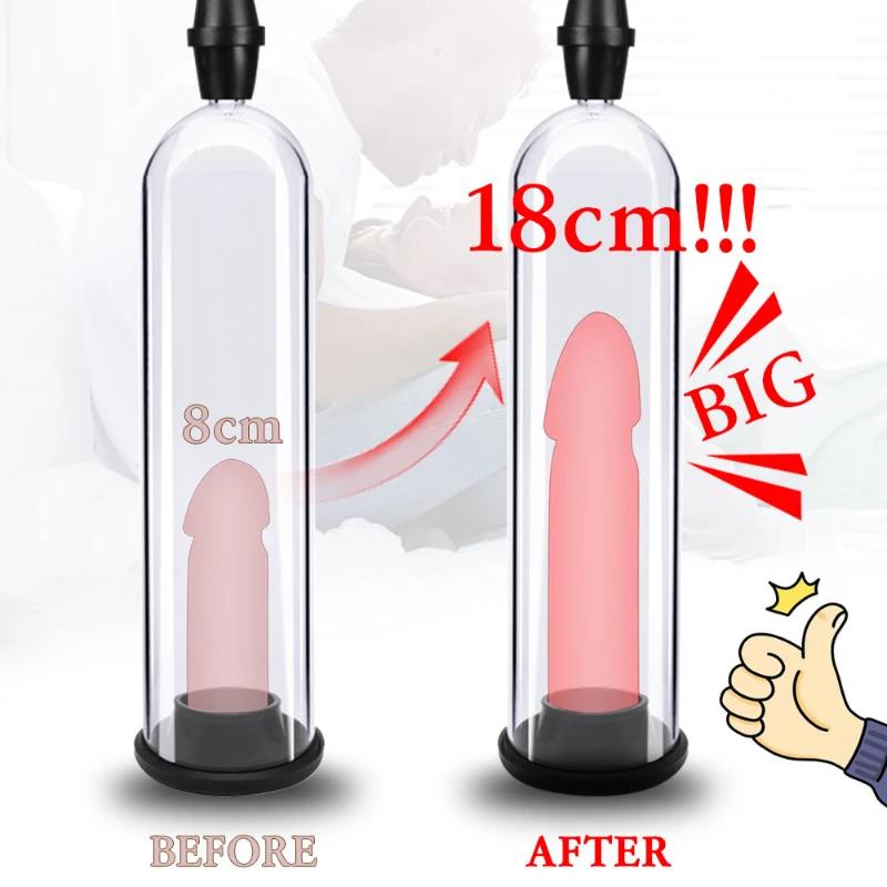 Manual penis pump sex toys for men penis enlargement vacuum pump for penis enhancement male masturbator adult penis extender too
