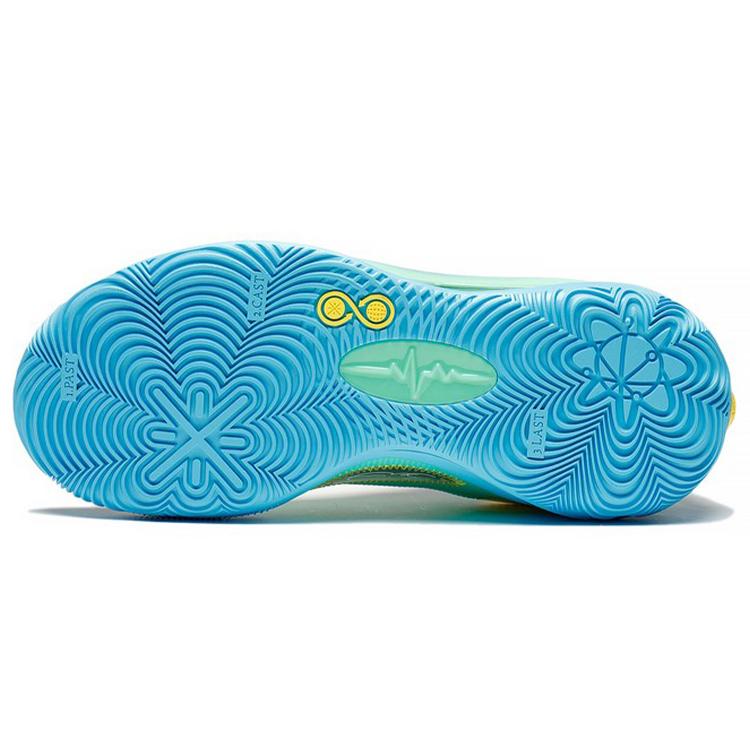 New LiNing Wade 808 2 Cool Blood Cushioning Anti Slip And Wear Resistant Low Top Basketball Shoes Ice Green ABPS037-6