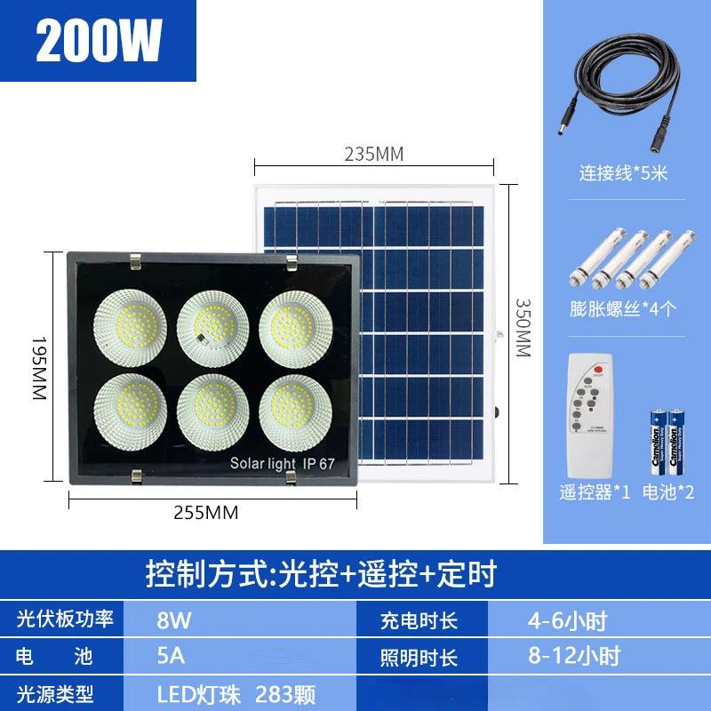 Luzes solares jardim ao ar livre refletor LED jardim edifícios luz solar IP67 lâmpada à prova d'água holofote iluminação de emergência luz de parede