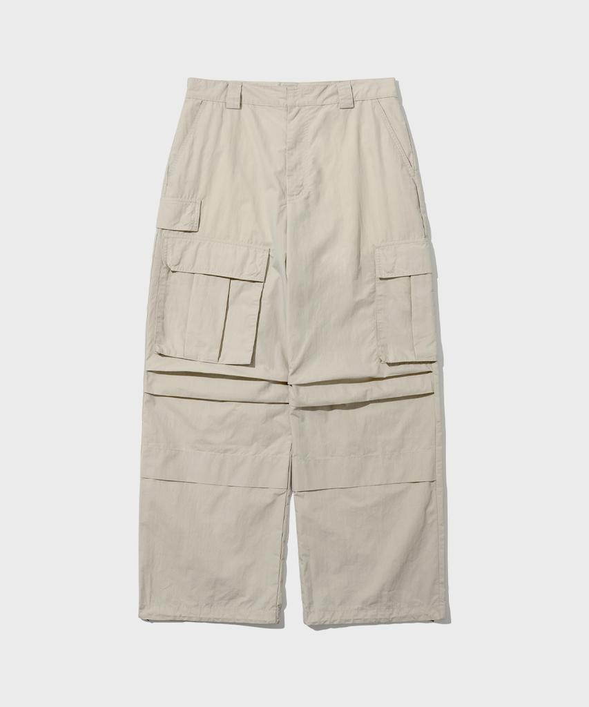 INTEMPOMOOD Combat Pocket Cargo Pants _Beige