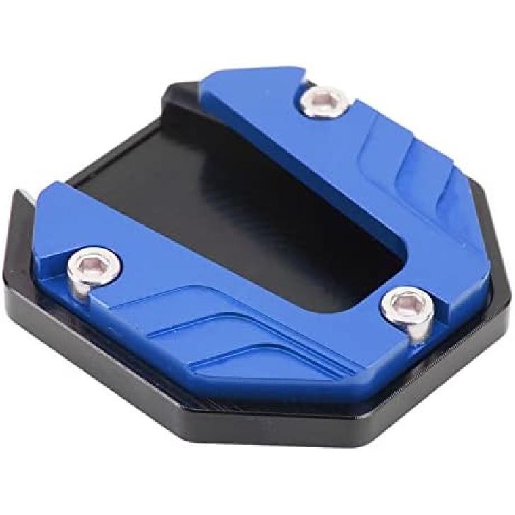 Motorcycle Kickstand Plate, Universal Motorcycle Aluminium Alloy Side Stand Extension Plate High Strength Kickstand Pad Plate Support Accessory