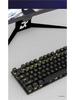 Luminous Wired Keyboard & Mouse Set with Floating Keycaps - USB, Mechanical Feel for Gaming Desktops & Laptops