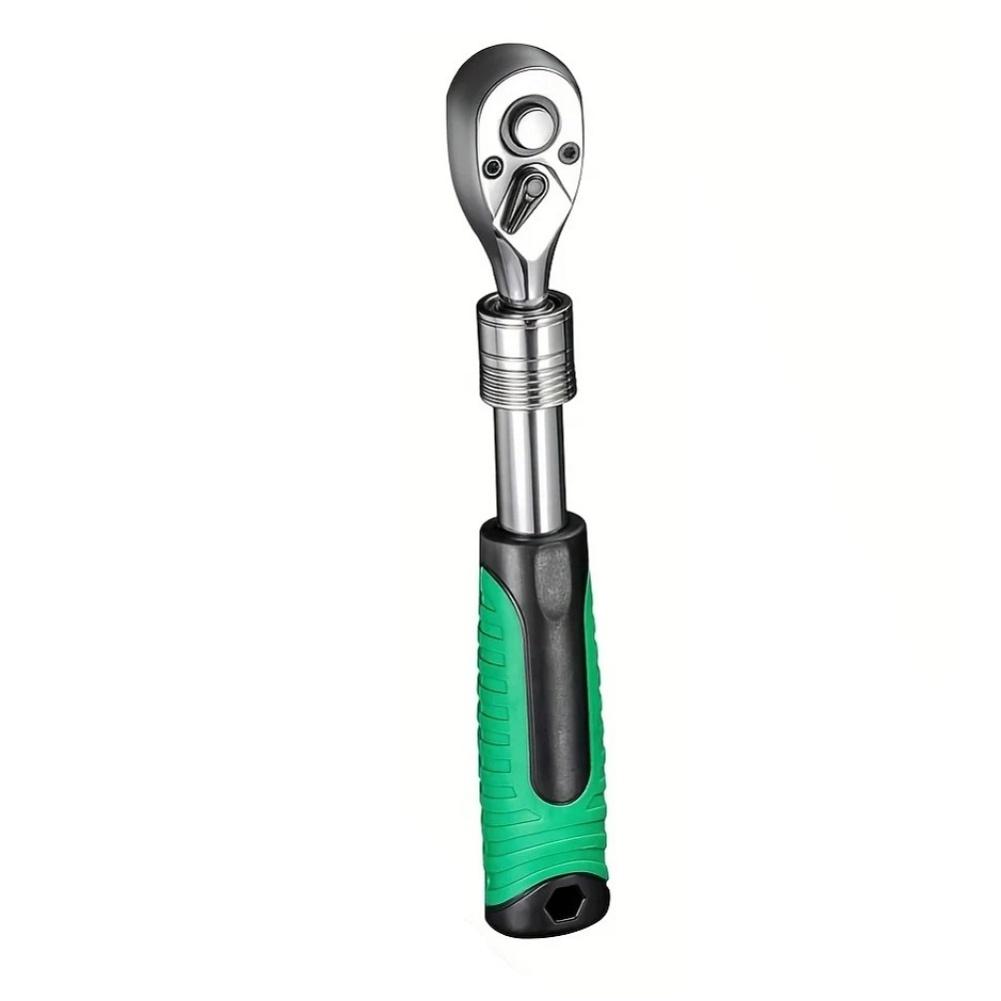 Drive Socket Ratchet Wrench with 14 Inch Extendable Handle 72 Tooth Ratchet and Quick Release for Precise Work in Tight Spaces