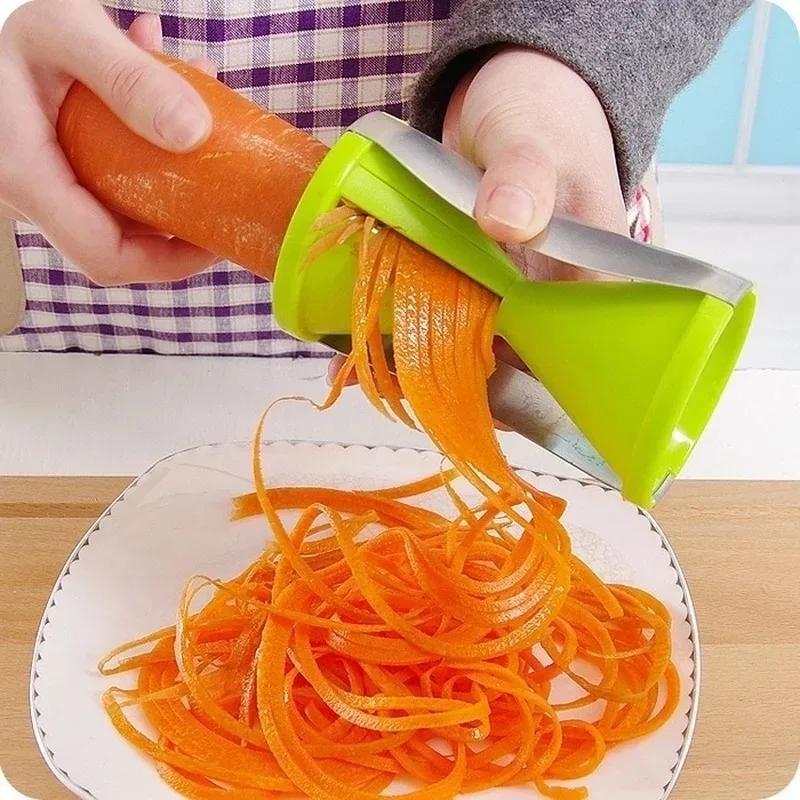 1 buc rotativ spirală Shredder clepsidră răzătoare Peeler fructe cartofi morcovi ridichi feliator bucătărie gadgeturi legume Cutter instrument de gătit