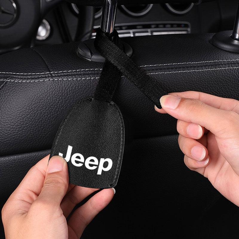 Auto Interior Organizers Hooks Car Back Seat Hook Headrest Hanger for Jeep JK JL TJ Renegade Patriot Wrangler Cherokee Patriot Trail Liberty