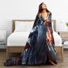 Devil May Cry 5 Dante Blanket  Warm Soft Street Trend Plush Throw Blanket For Living Room Camping Flannel Bedspread Bed Cover