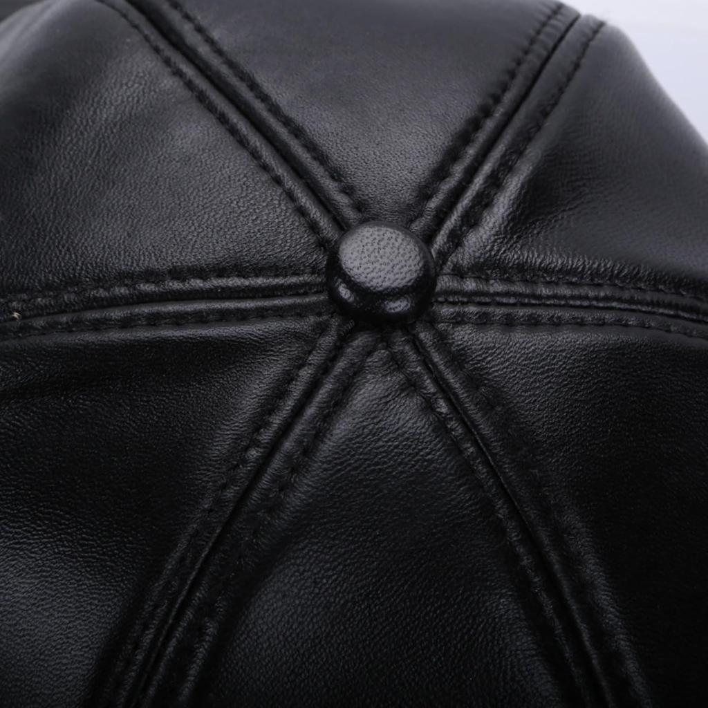 Skórzana czapka baseballowa Skórzana czapka baseballowa Skórzana czapka baseballowa Szybkoschnąca z małym filtrem UV Outdoor [Mimio] Czapka, czapka, czapka, czapka, czapka, nie dusząca, skóra, trwała,