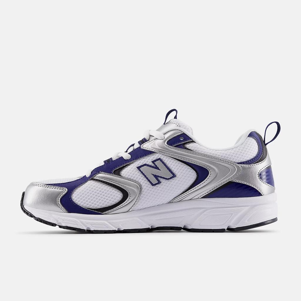 U40825M New Balance 408 "White/Silver Metallic And Blue Oyster"