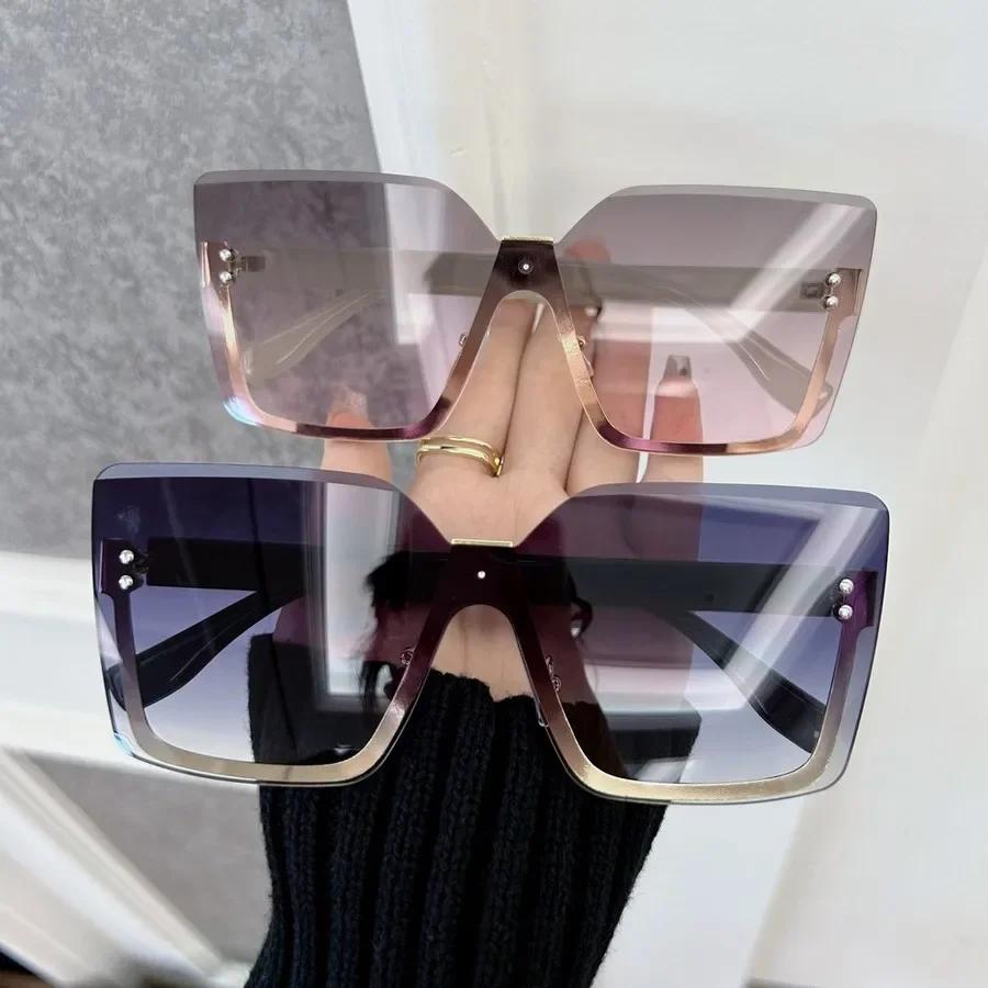 Casual Square Sunglasses Women Men Gradient Sun Glasses Female Male Designer Brand Lovely Travel Outdoor