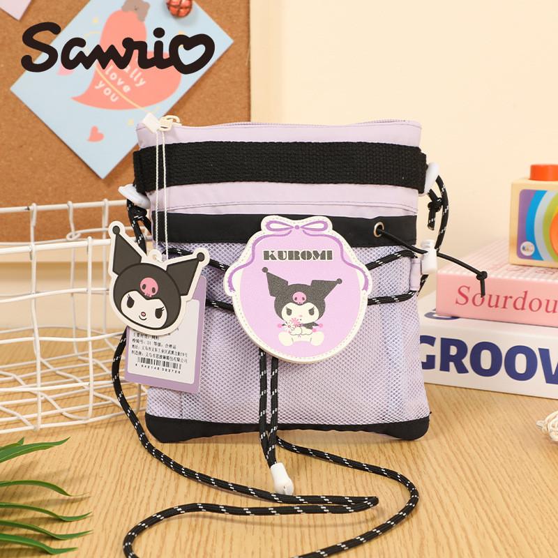 Adorable Sanrio Plush Hello Kitty Kuromi My Melody Crossbody Bag For Spring Events Kuromi