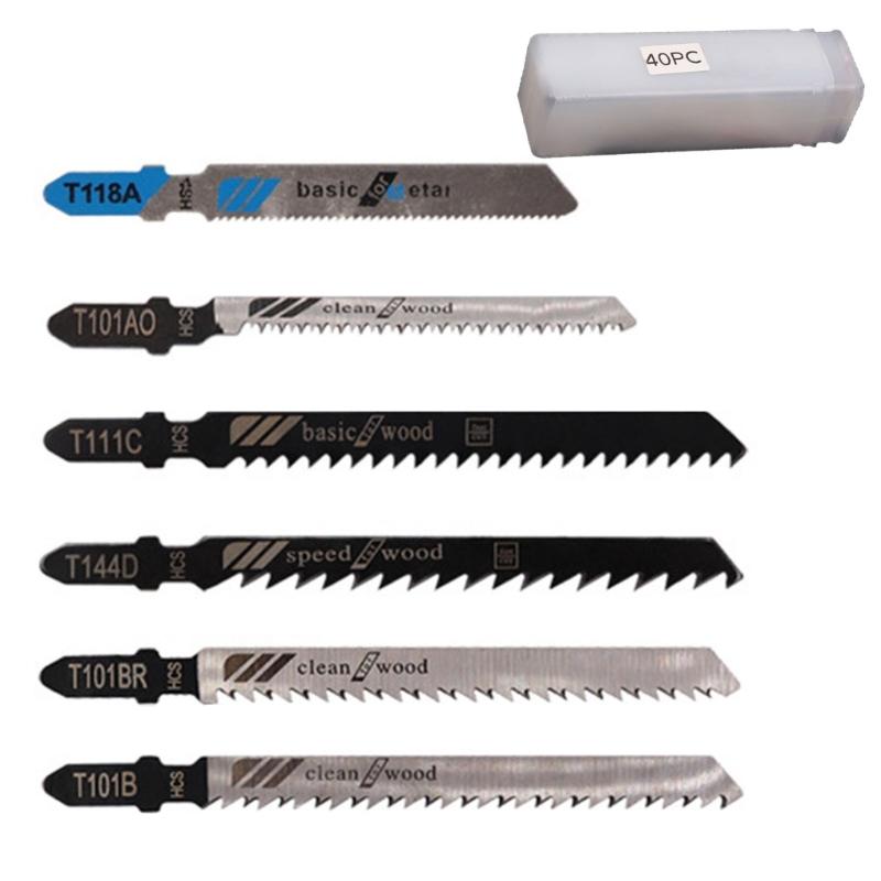 T Shaft Jigsaws Cutter Assorted Set for Cutting Wood, Plastic, Aluminum High Strength Jigsaws Cutter Jigsaws Cutter Set