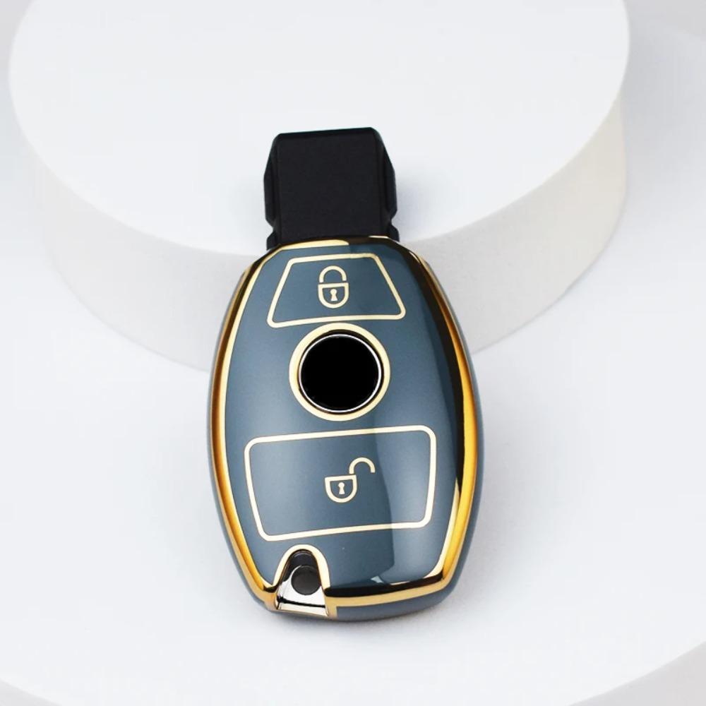 Car Key Case Cover Key Bag Accessories for Mercedes Benz A B C S Class AMG GLA CLA GLC W176 W221 W204 W205 Shell Fob Keychain