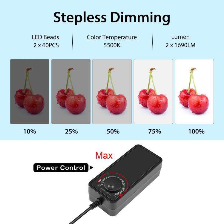 Boîte à lumière de studio photo 60 x 60 x 60 cm