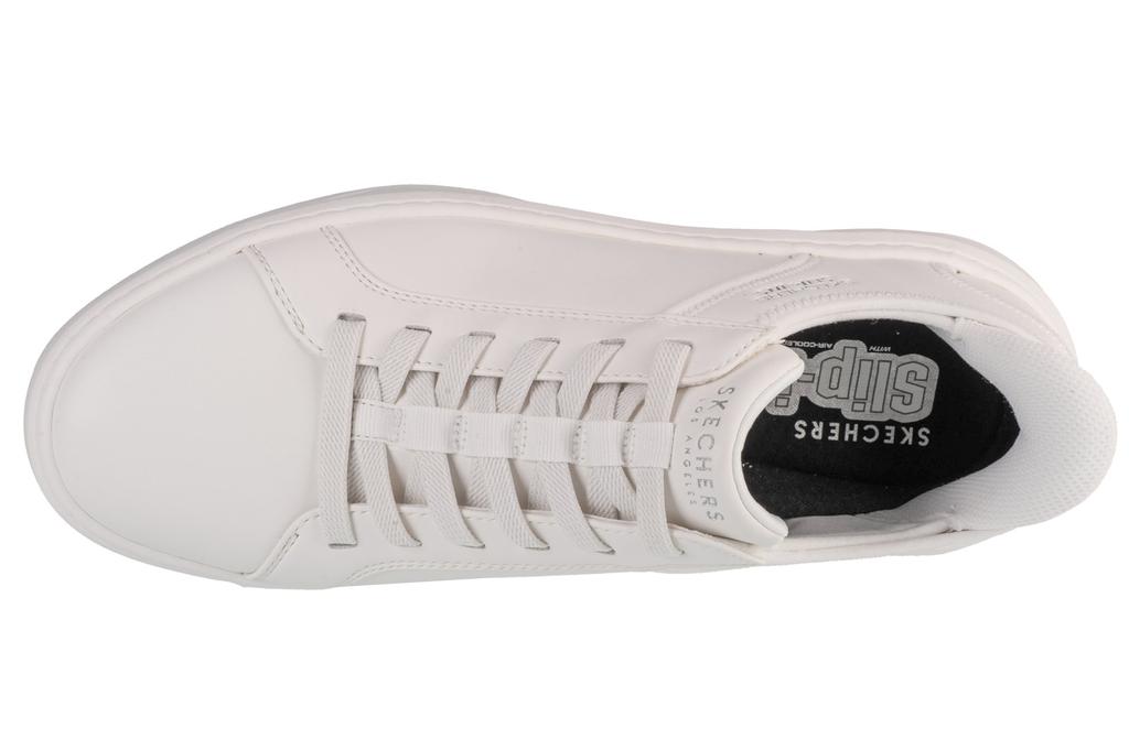 Skechers Slip-Ins: Court Break - Suit Sneaker, Mens White Sneakers