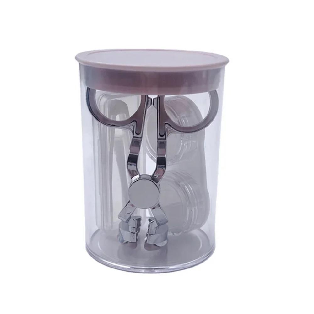 6 in 1 Contact Lens Wearing Aid Portable Lens Suction Remover Contact Lens Remover  Travel Friendly фиолетовый