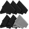 Custom Logo Eyeglass Cleaning Cloth - Black, White, Gray Polyester for Jewelry and Reading Glasses