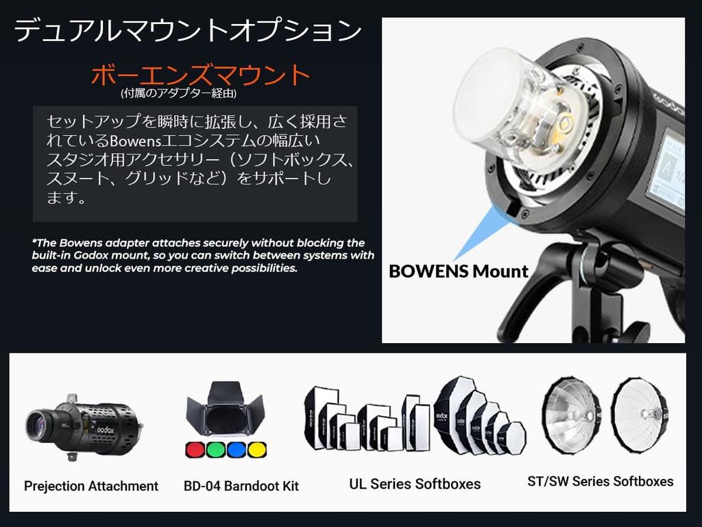 Godox AD400Pro II Integrovaný Venkovní Fotoaparát TTL 30W LED Modelovací 400Ws Vysoký Až 460 16 Barev Barevný do Odnímatelný Lithiový Synchronní AD400PROII Externí