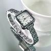 Simple Quartz Watches for Women Retro Alloy Strap Ladies Watches Small Square Dial Wristwatches Gift Clock Relógio Feminino