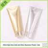 In Stock 100ml/100g High Gloss Gold-Silver Aluminum-Plastic Cosmetic Tube with Acrylic Cap - Refillable PE Empty Bottle
