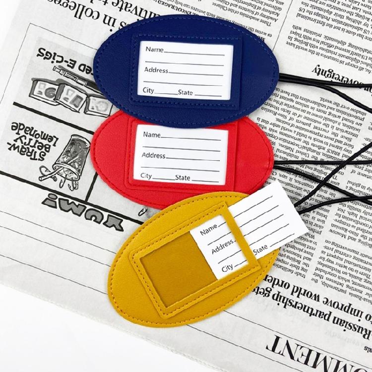 PU Baggage Label with Adjustable Elastic Cord Quickly Identify Your Baggage