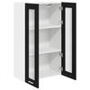 Hanging Cabinet with Door Riga Black Oak Effect 60 X 31 X 100 Cm