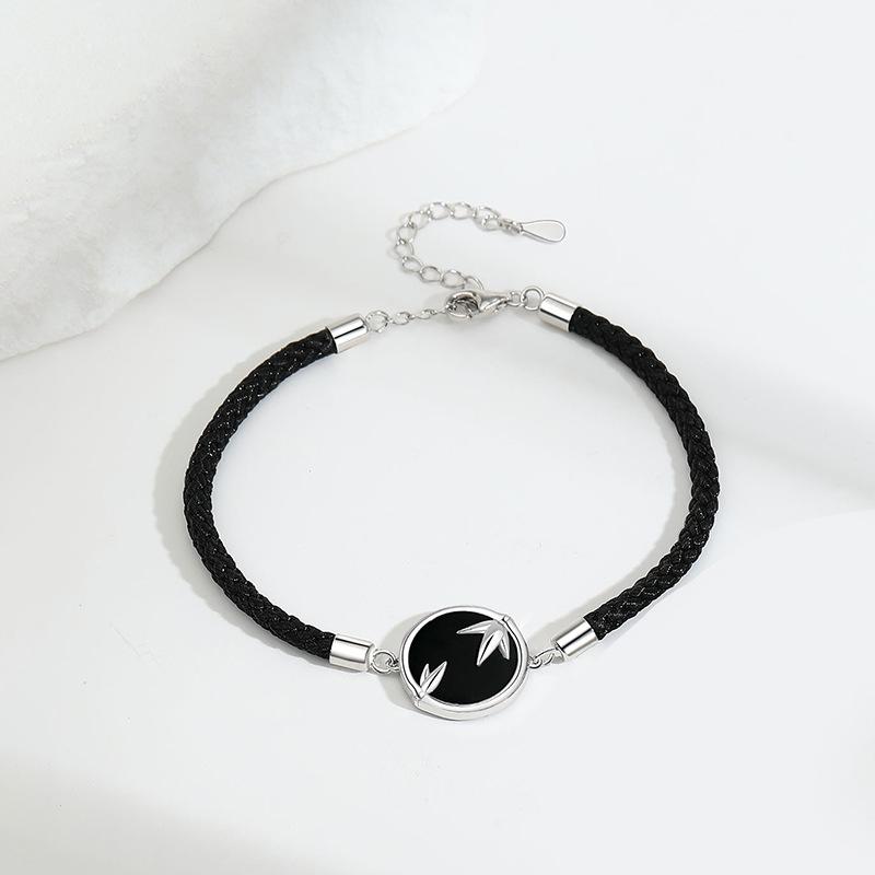 

Оригинальный бамбуковый парный ручной шнурок, простой литературный нишевый дизайн, браслет, украшения в стиле мори, ретро