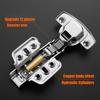 Soft Close Hydraulic Cabinet Hinges Stainless Steel Concealed Hinges Furniture Hardware Cupboard Hinges For Home Apartment
