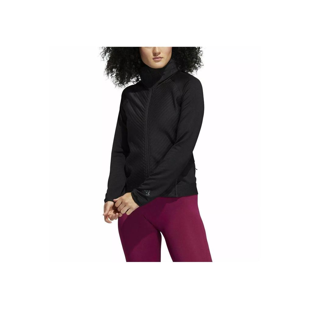 Adidas Cold.Rdy Series Zip Comfort Training Jacket Women Jacket Black FT7012