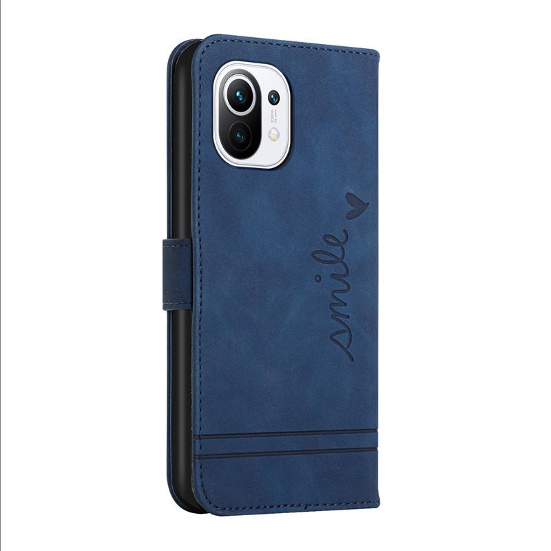 Étui de téléphone en cuir sur Pour Xiaomi Mi 11 Lite 9 9SE 9T 10 10T Pro 11i A3 A1 A2 Note 10 Lite Poco X3 NFC M3 Pro F3 GT Housse Portefeuille