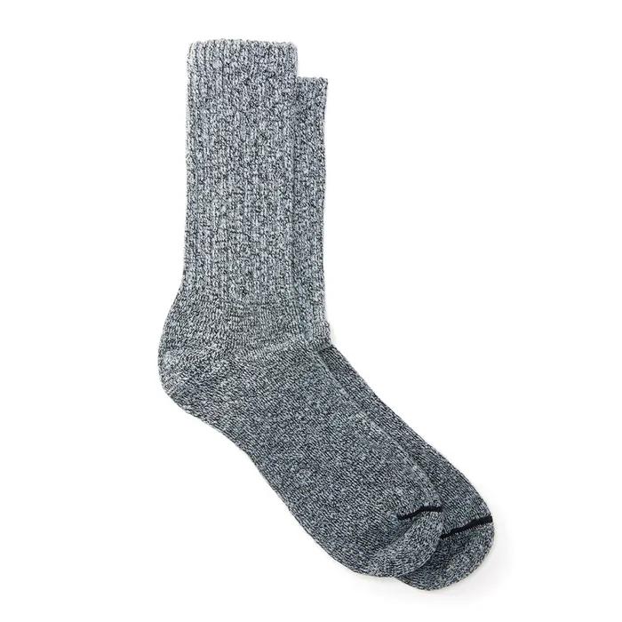 Overdyed Cotton Rag Long Socks