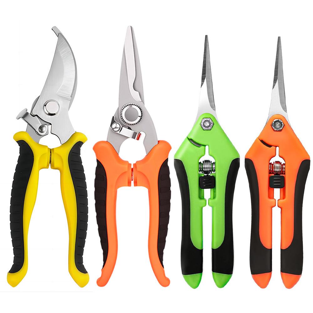 Customized Stainless Steel Pruning and Grapes Shear Set - Includes Garden Tools and Fruit Picking Scissors.