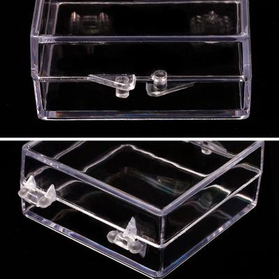 Transparent False Nails Storage Box Nail Display Stand Nail Art Practice Holder Nail Accessory for Women Girls Ladies